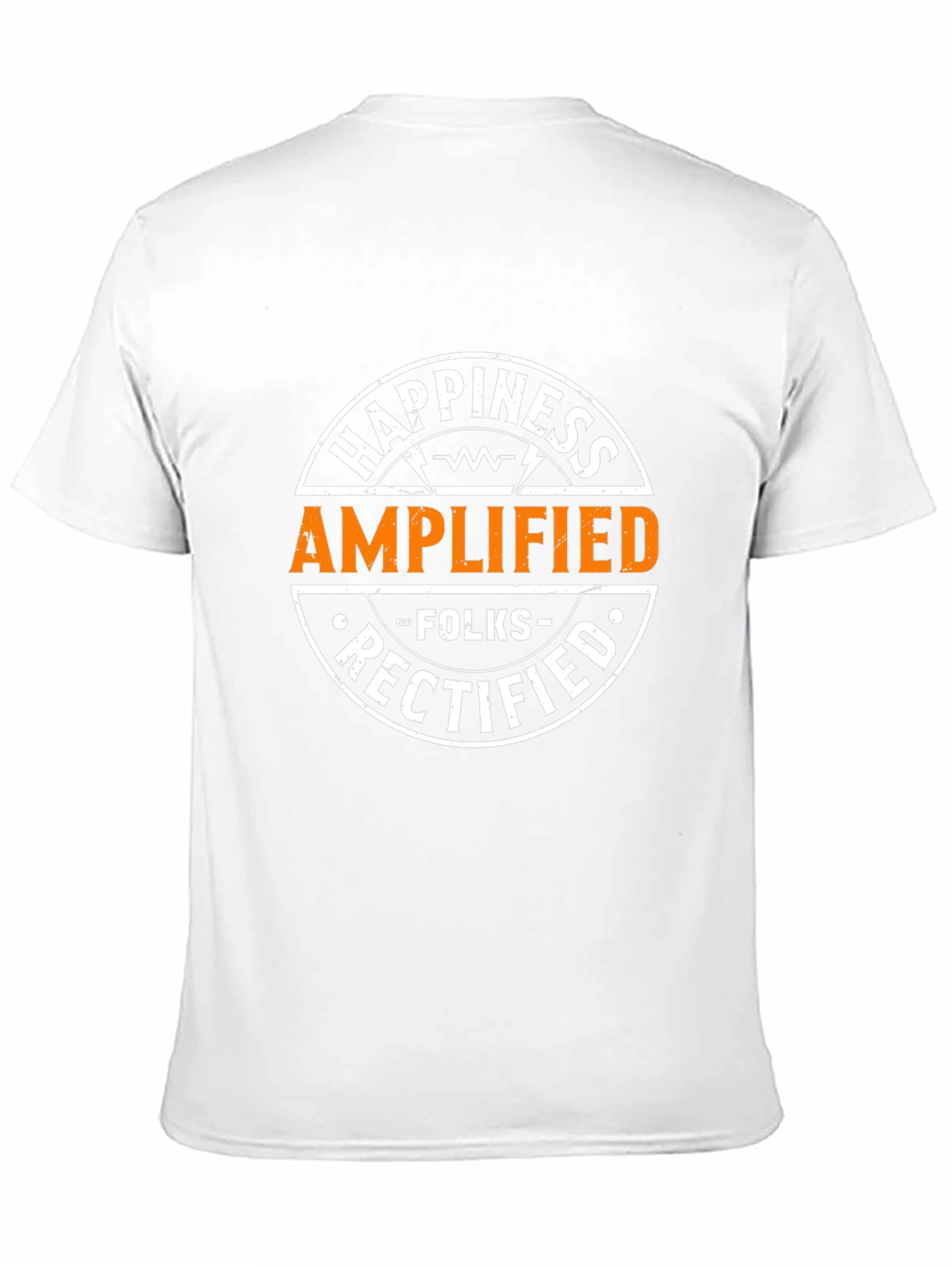 Happiness Amplified T-Shirt - Black Graphic Tee