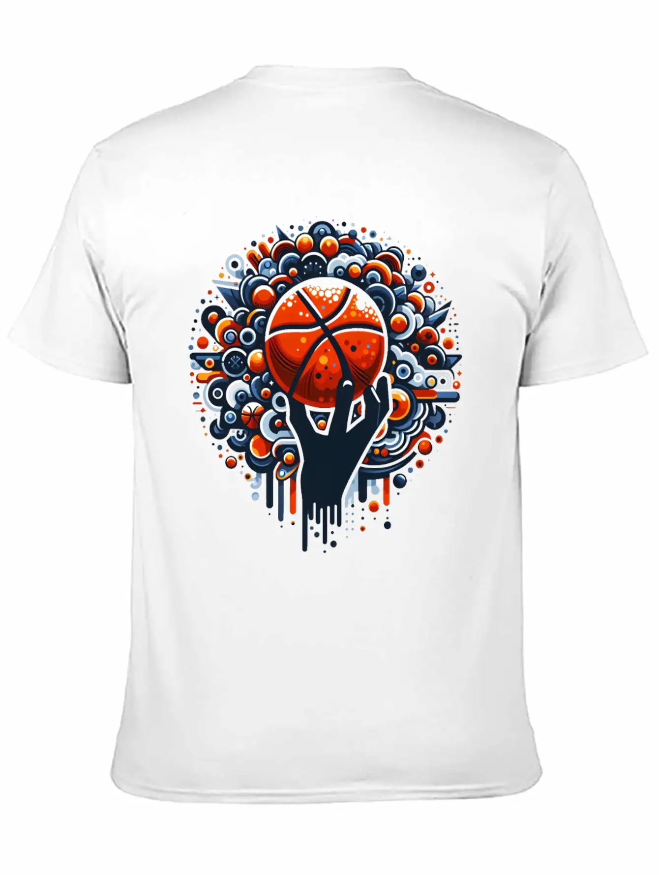 Dynamic Basketball Throw Essential Unisex Summer Tee – Soft Cotton Casual Fit