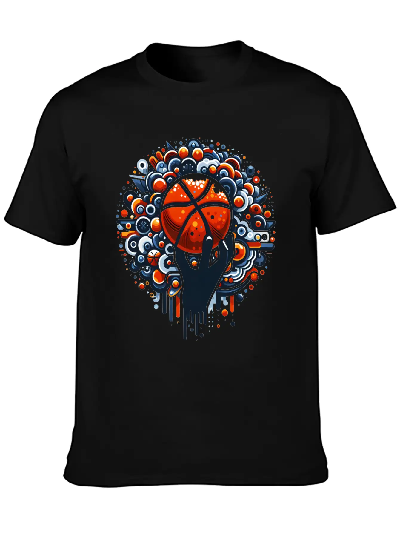 Dynamic Basketball Throw Essential Unisex Summer Tee – Soft Cotton Casual Fit