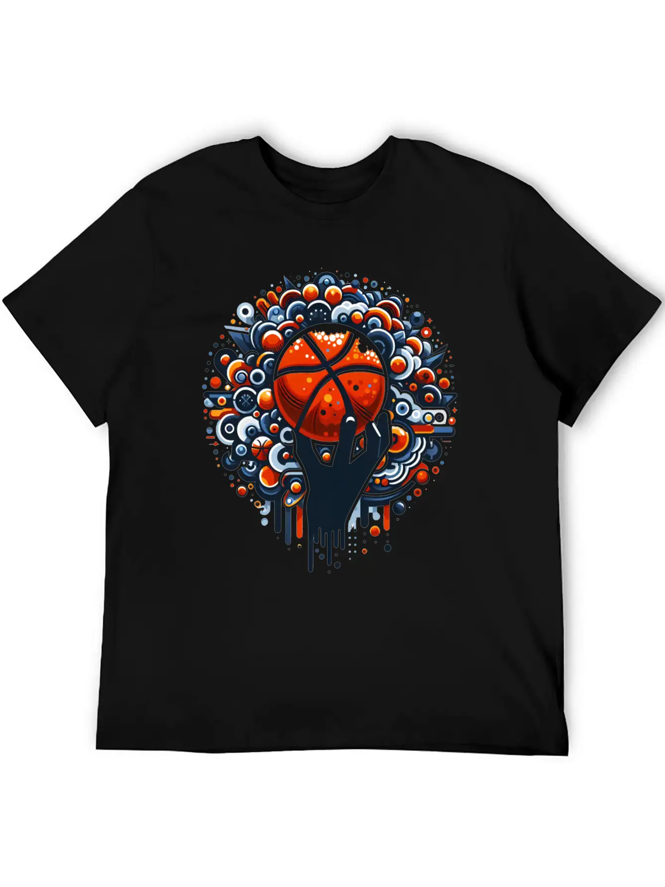 Dynamic Basketball Throw Essential Unisex Summer Tee – Soft Cotton Casual Fit