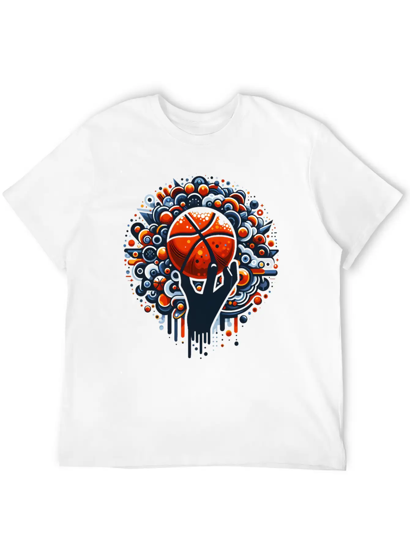 Dynamic Basketball Throw Essential Unisex Summer Tee – Soft Cotton Casual Fit