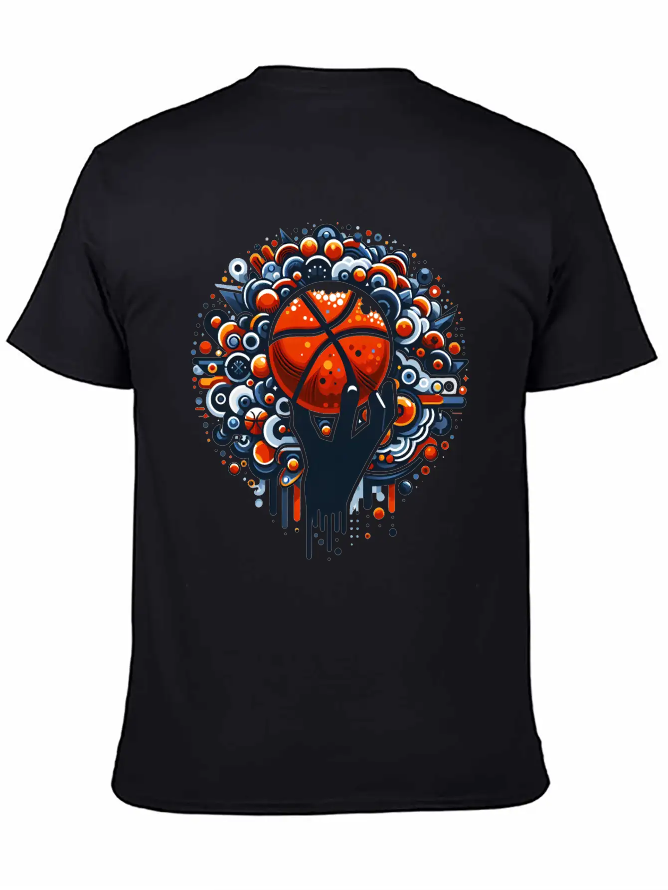 Dynamic Basketball Throw Essential Unisex Summer Tee – Soft Cotton Casual Fit