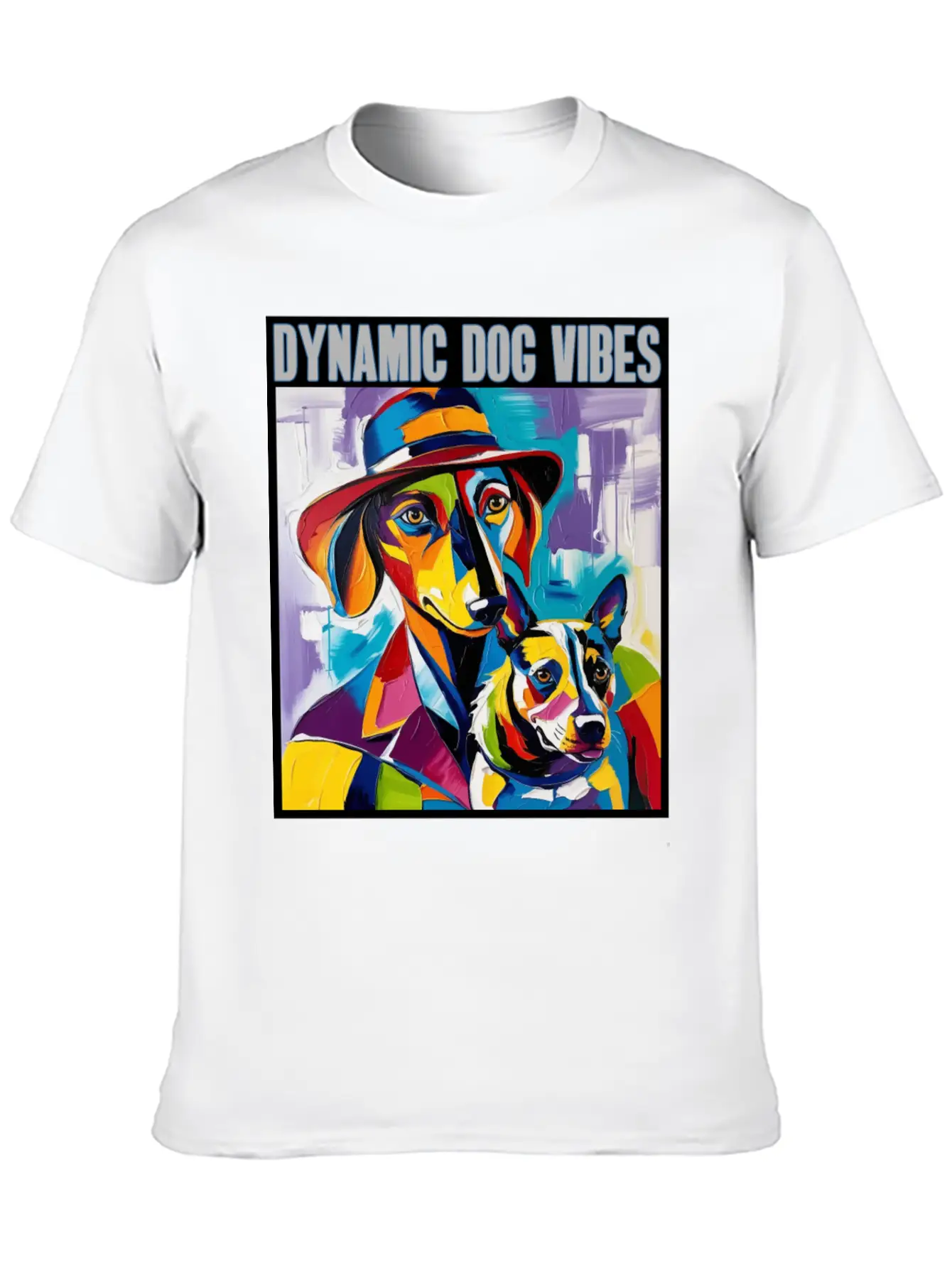 Dynamic Dog Vibes: Unleash The Joy Unisex Casual T-Shirt – Clean Design For Daily Comfort