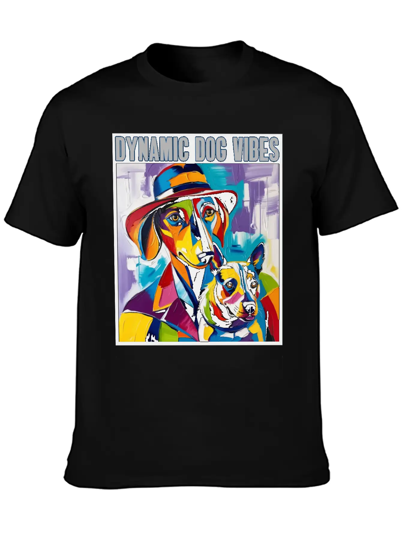 Dynamic Dog Vibes: Unleash The Joy Unisex Casual T-Shirt – Clean Design For Daily Comfort
