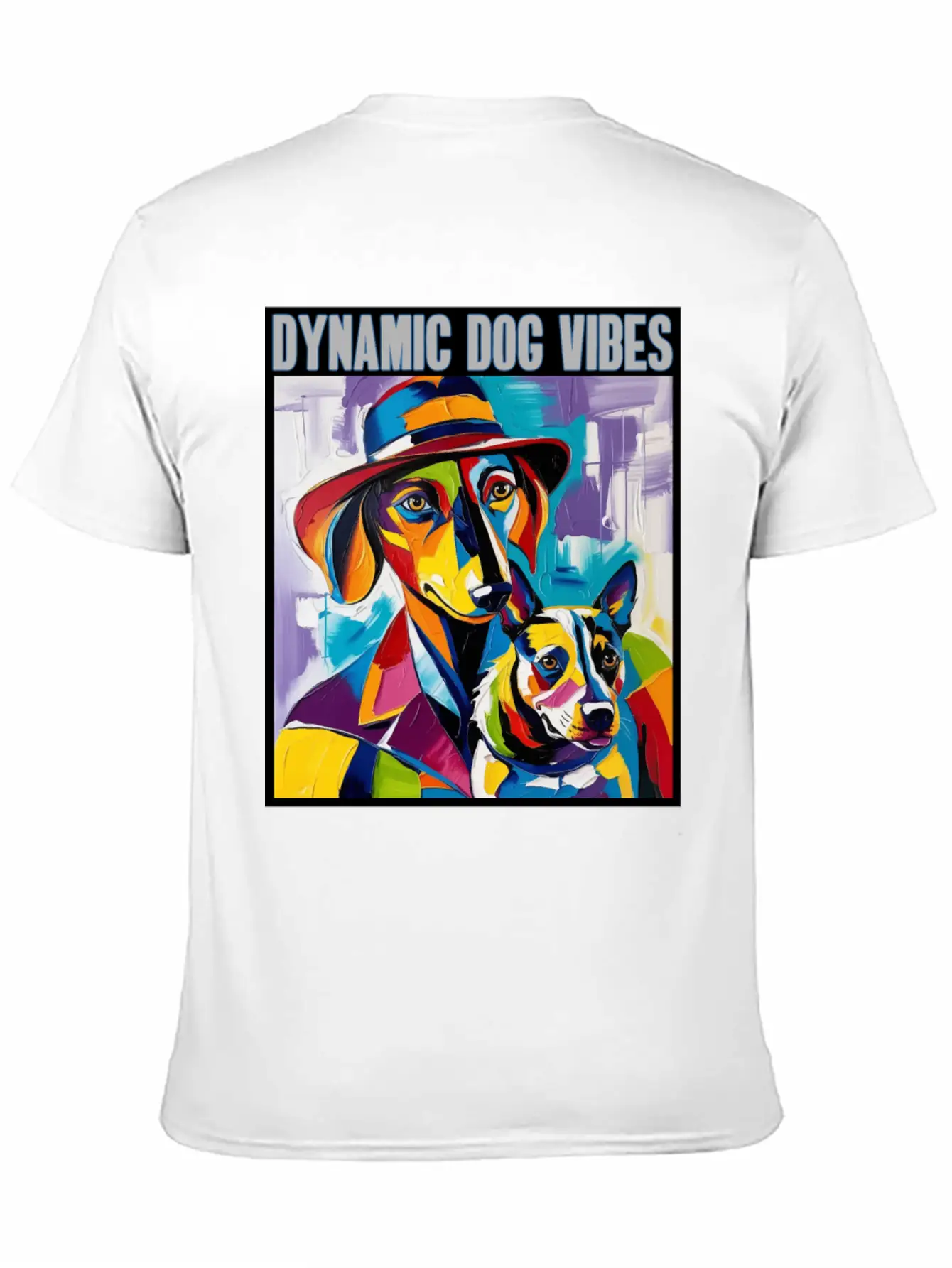 Dynamic Dog Vibes: Unleash The Joy Unisex Casual T-Shirt – Clean Design For Daily Comfort