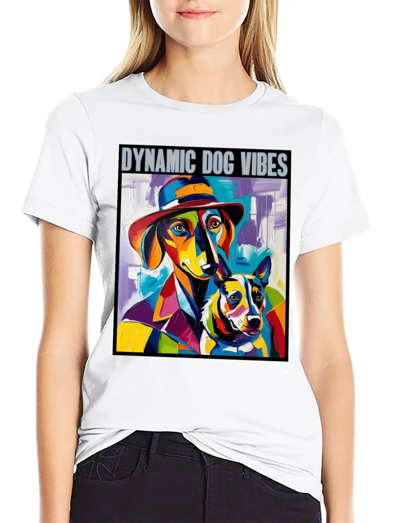 Dynamic Dog Vibes: Unleash The Joy Unisex Casual T-Shirt – Clean Design For Daily Comfort