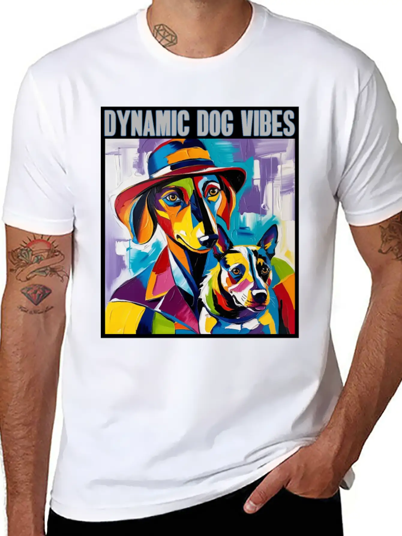 Dynamic Dog Vibes: Unleash The Joy Unisex Casual T-Shirt – Clean Design For Daily Comfort