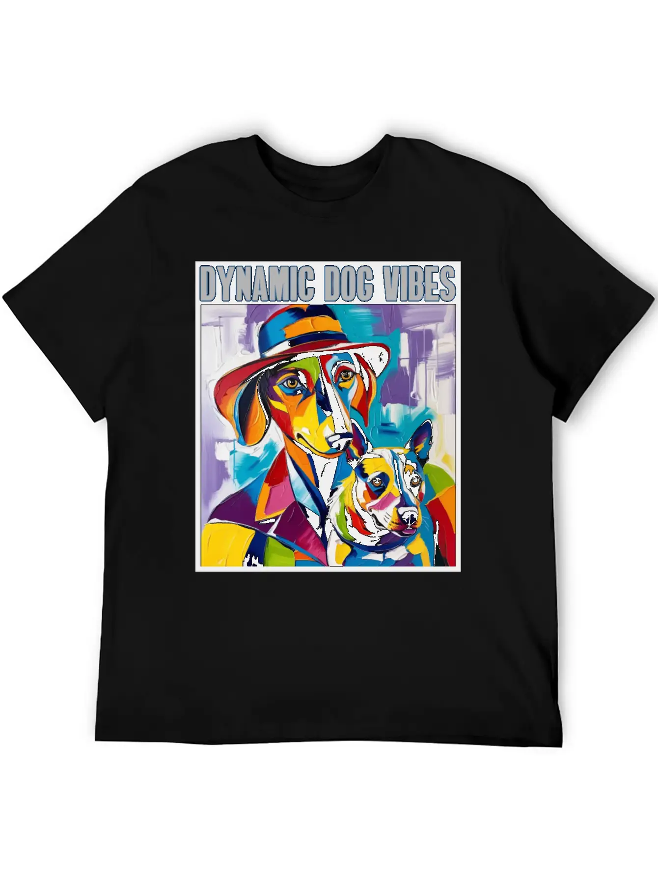 Dynamic Dog Vibes: Unleash The Joy Unisex Casual T-Shirt – Clean Design For Daily Comfort