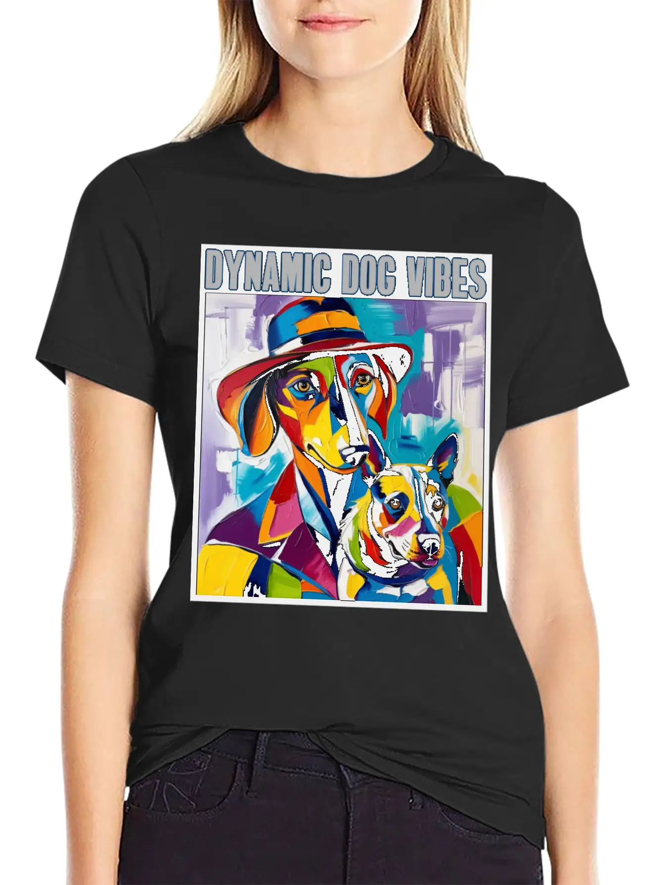 Dynamic Dog Vibes: Unleash The Joy Unisex Casual T-Shirt – Clean Design For Daily Comfort