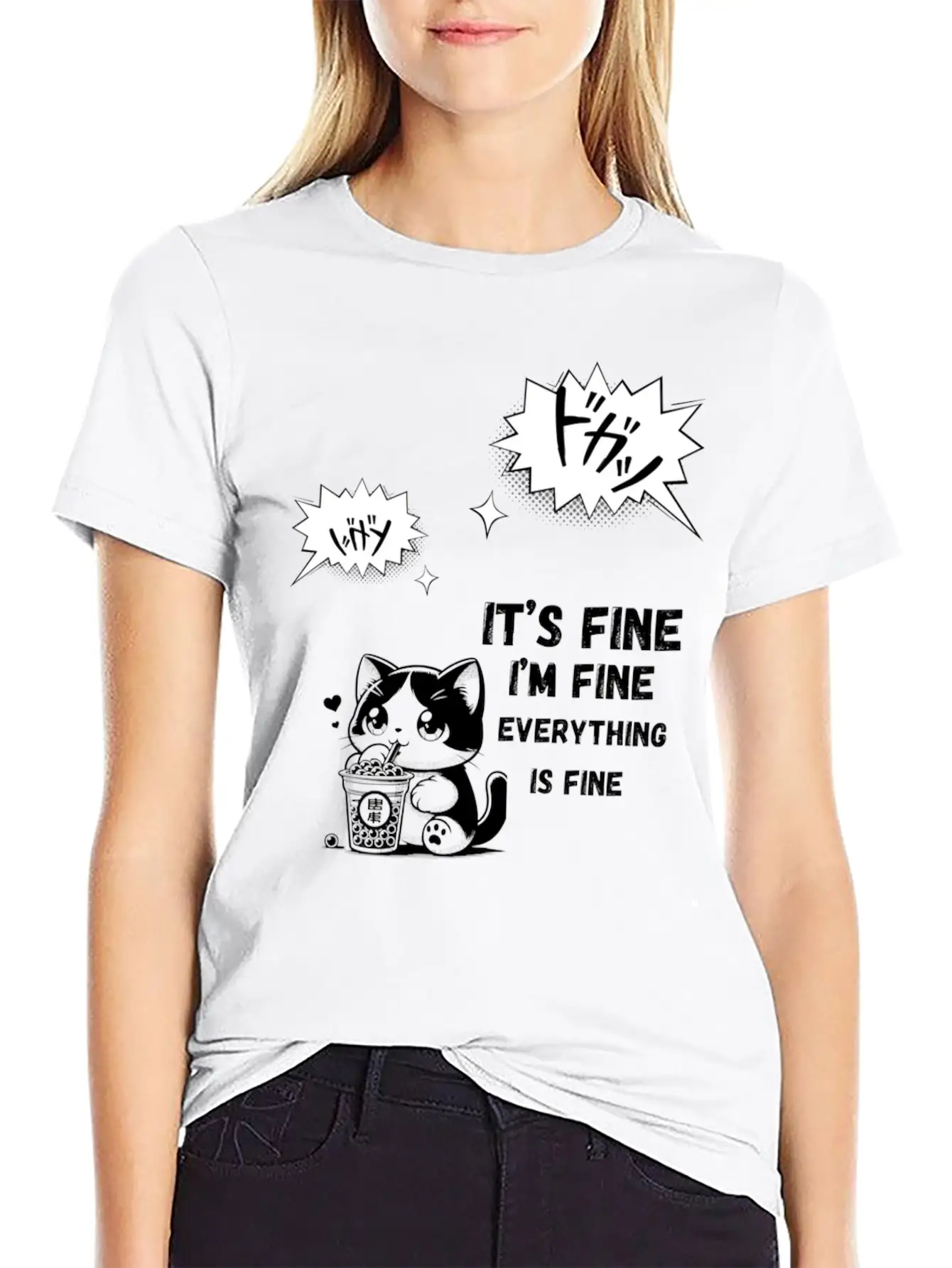 "Dynamic Manga Action Burst" Timeless Short Sleeve Tee – Comfy And Minimalist Design