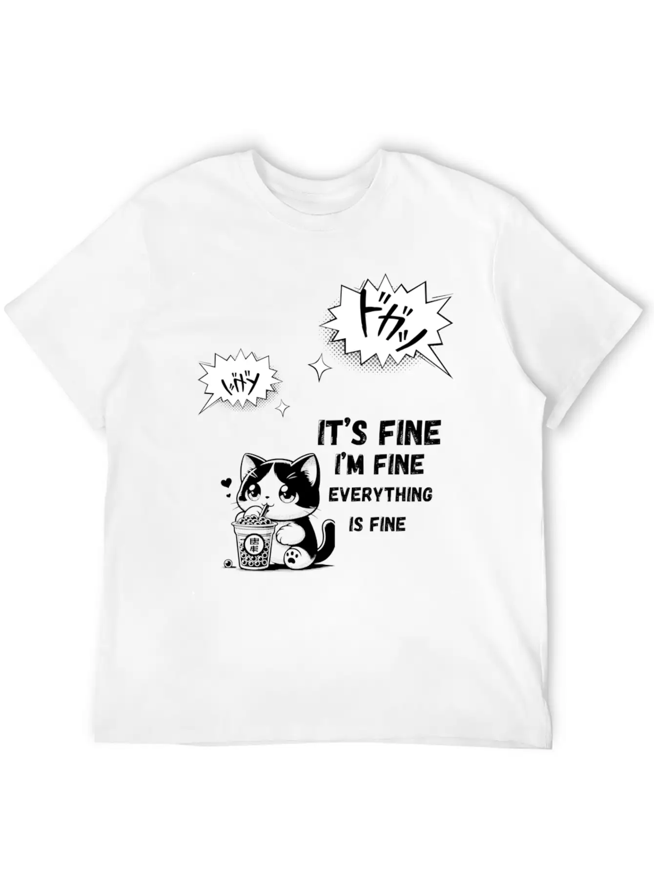 "Dynamic Manga Action Burst" Timeless Short Sleeve Tee – Comfy And Minimalist Design