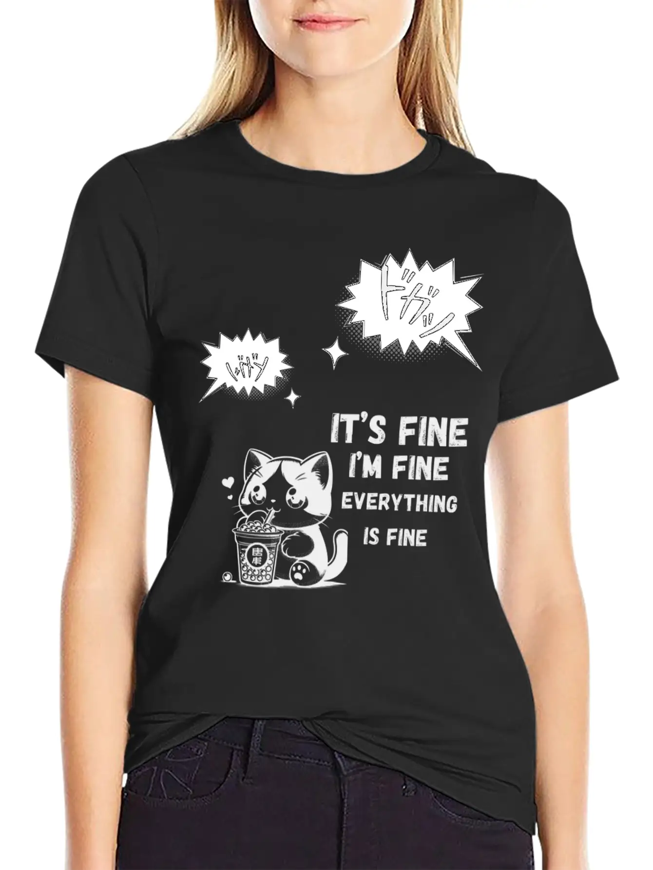 "Dynamic Manga Action Burst" Timeless Short Sleeve Tee – Comfy And Minimalist Design