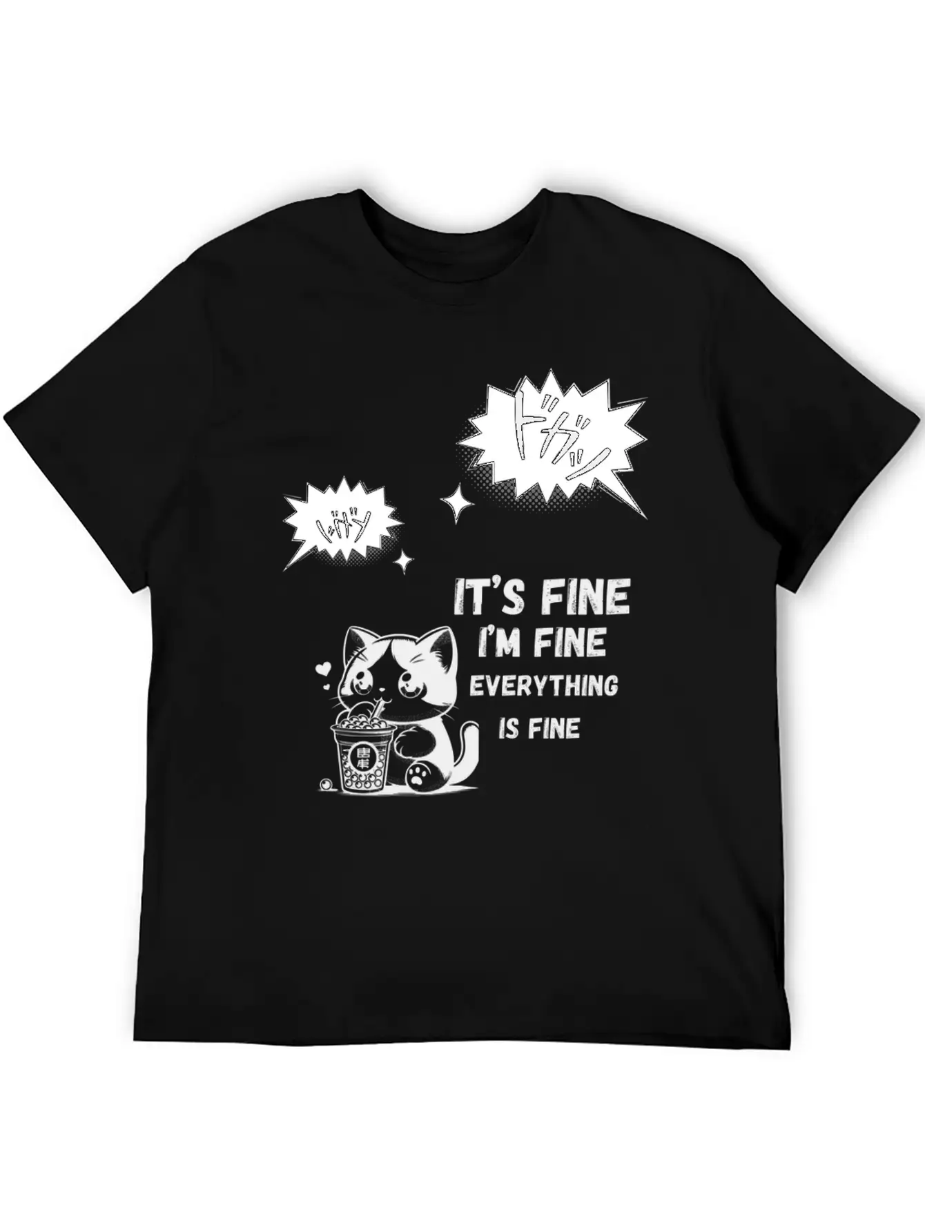 "Dynamic Manga Action Burst" Timeless Short Sleeve Tee – Comfy And Minimalist Design