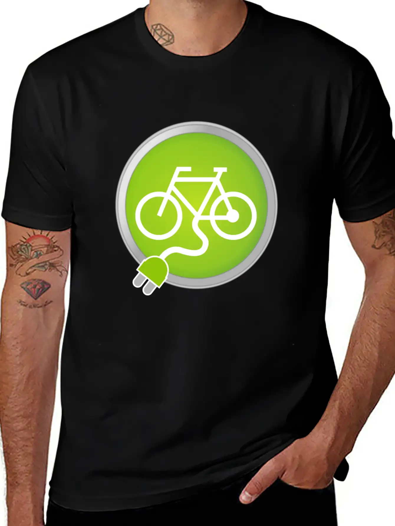 E-bike Electronic Bike Gift Idea Present Stylish Everyday T-Shirt – Unisex Basic Cotton Tee