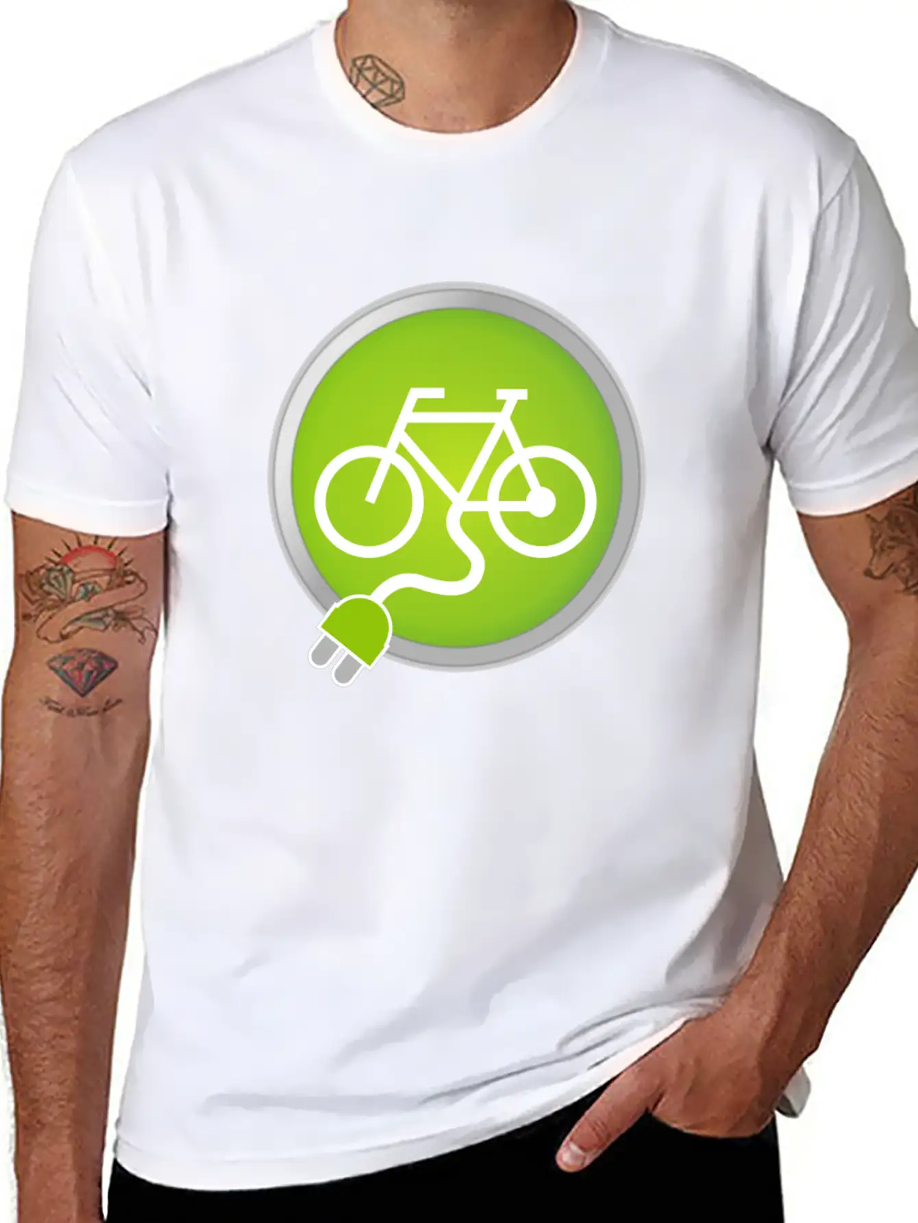 E-bike Electronic Bike Gift Idea Present Stylish Everyday T-Shirt – Unisex Basic Cotton Tee