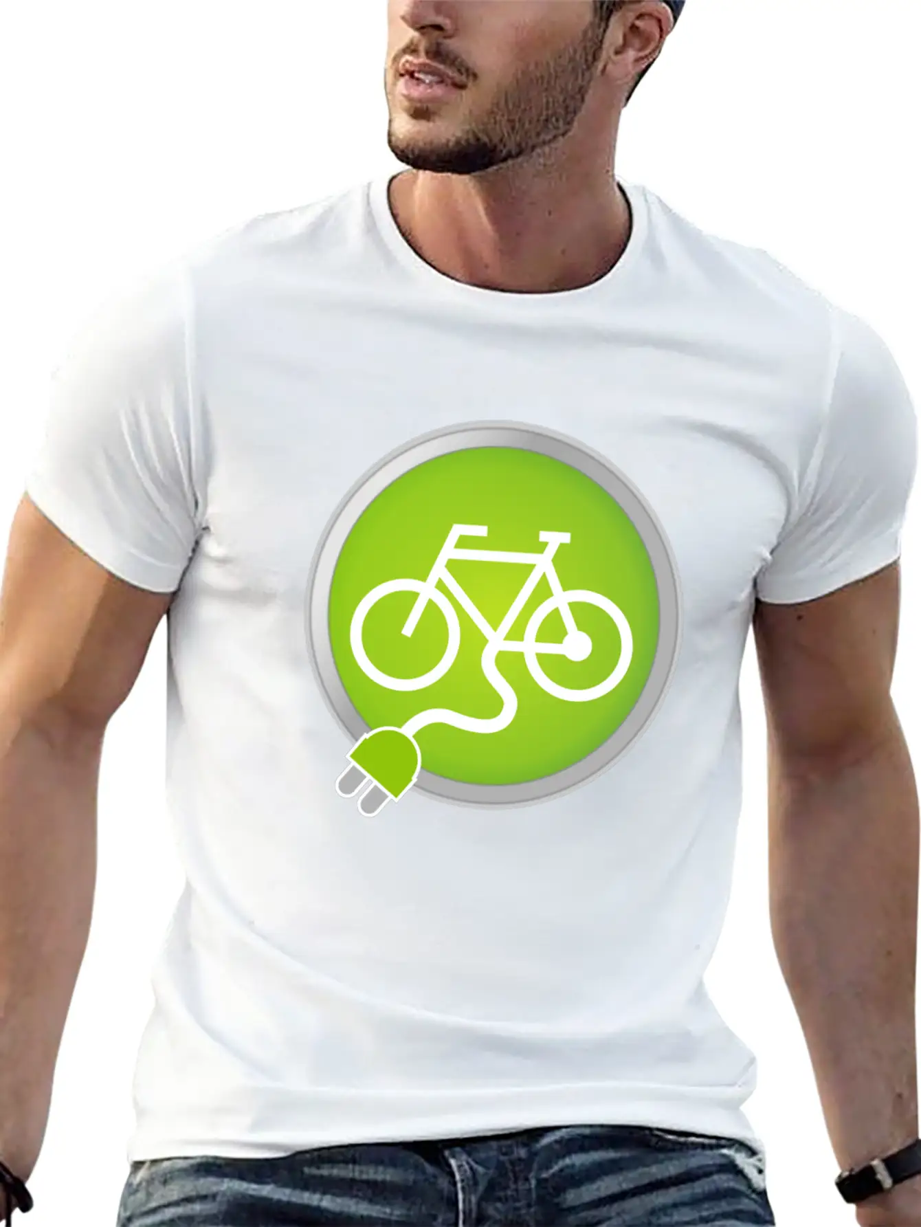E-bike Electronic Bike Gift Idea Present Stylish Everyday T-Shirt – Unisex Basic Cotton Tee