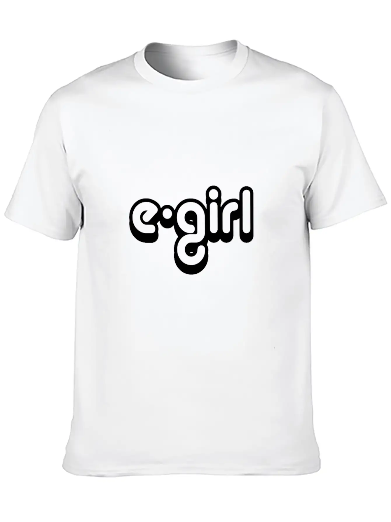 E-girl Clothing Basic Graphic T-Shirt – Daily Comfort In Soft Cotton