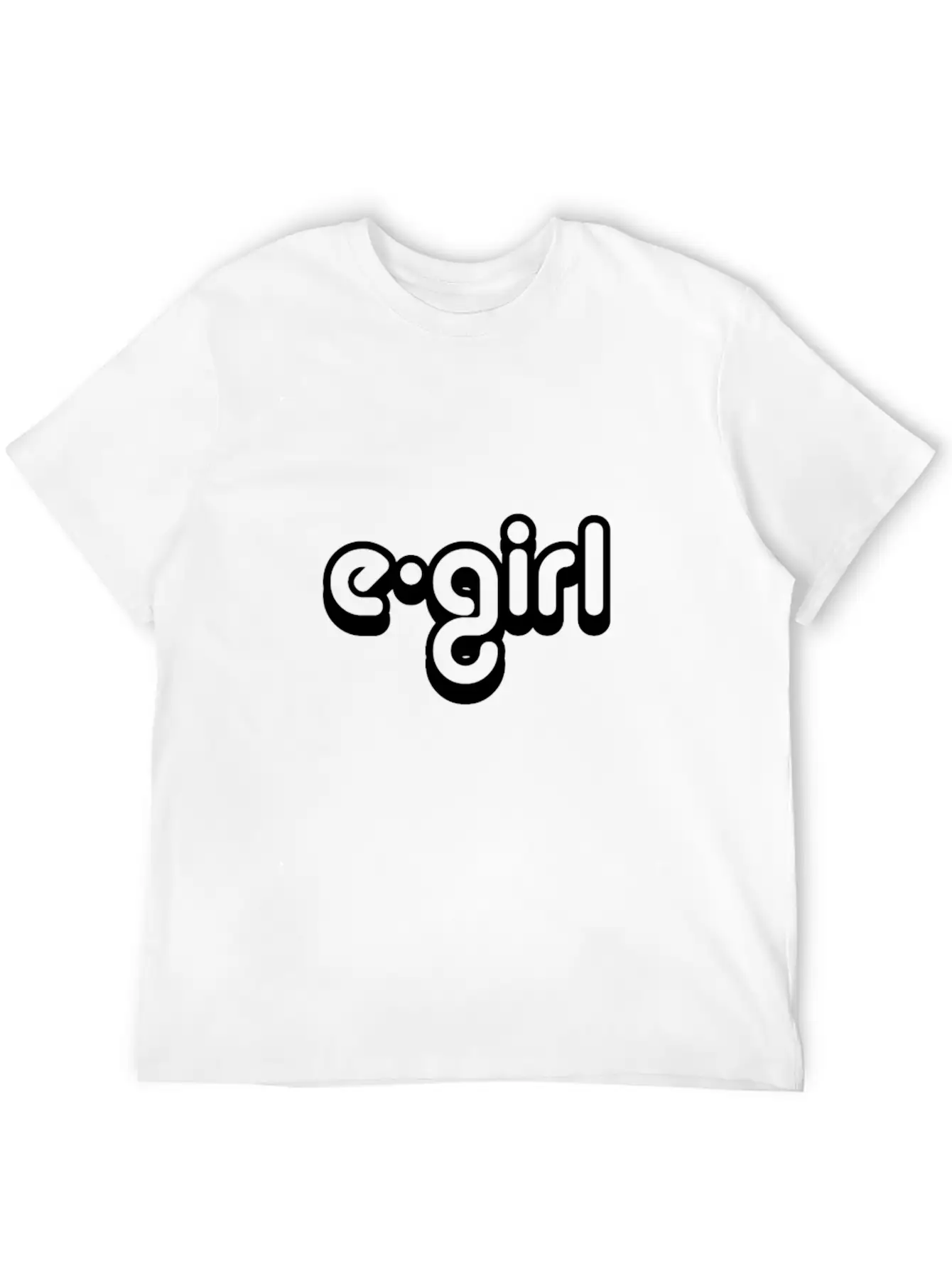 E-girl Clothing Basic Graphic T-Shirt – Daily Comfort In Soft Cotton