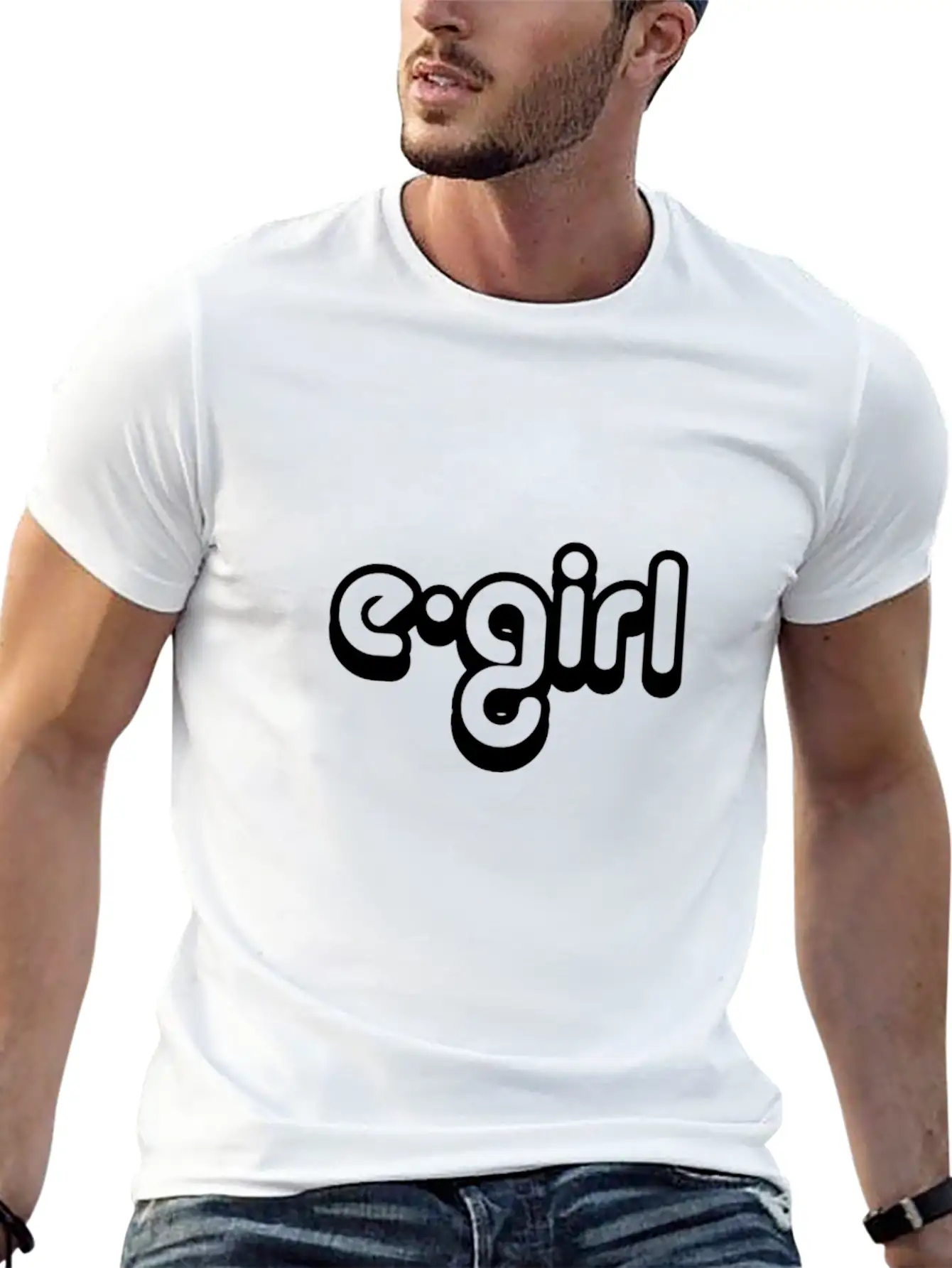 E-girl Clothing Basic Graphic T-Shirt – Daily Comfort In Soft Cotton