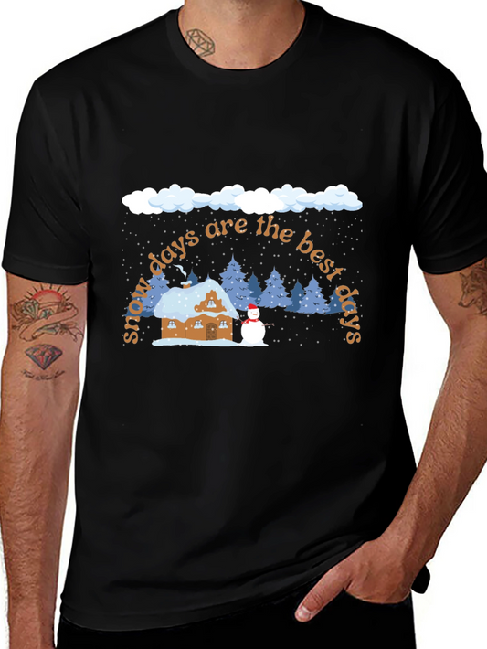 Snow Day Tee - Cozy Winter Graphic T-Shirt