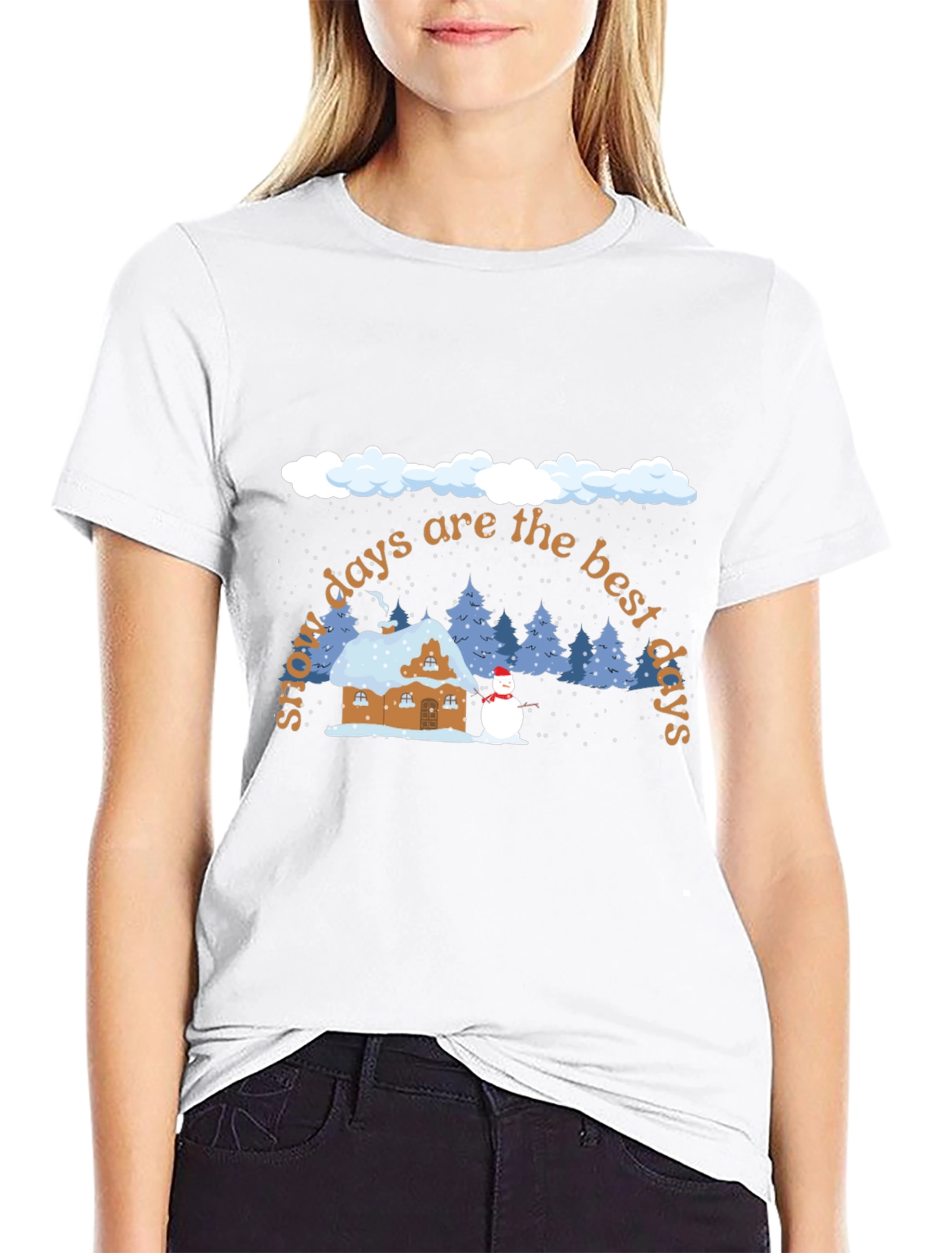 Snow Day Tee - Cozy Winter Graphic T-Shirt