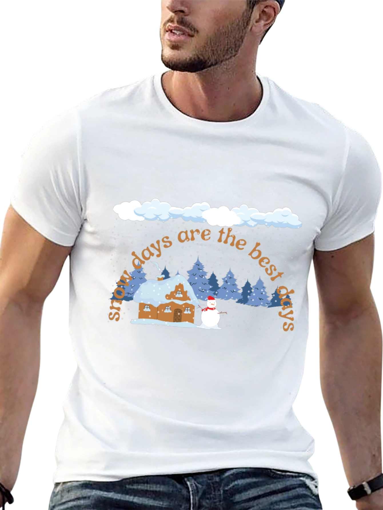 Snow Day Tee - Cozy Winter Graphic T-Shirt