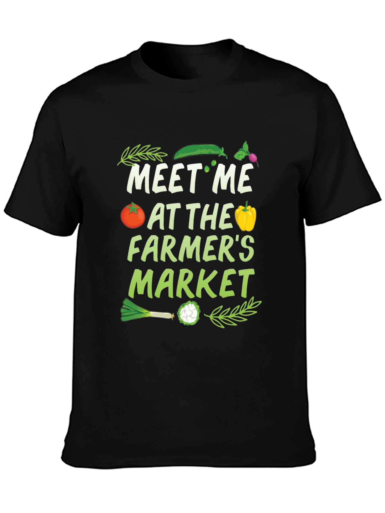 Farmers Market Graphic T-Shirt