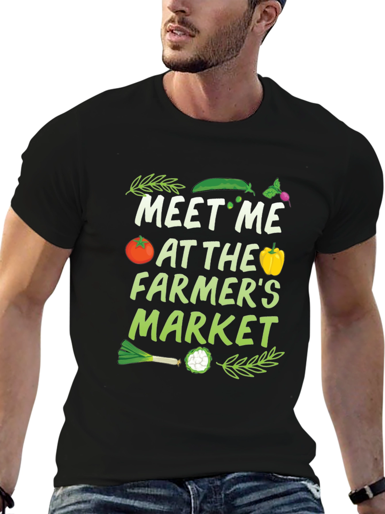 Farmers Market Graphic T-Shirt