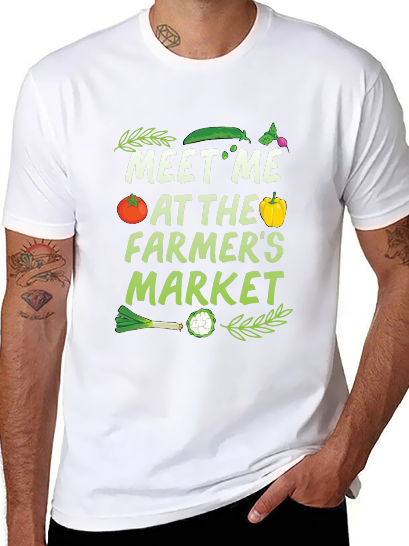 Farmers Market Graphic T-Shirt
