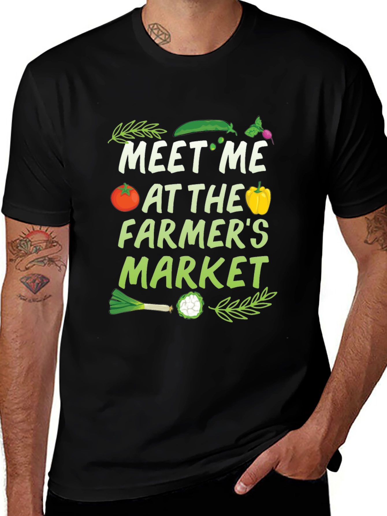 Farmers Market Graphic T-Shirt
