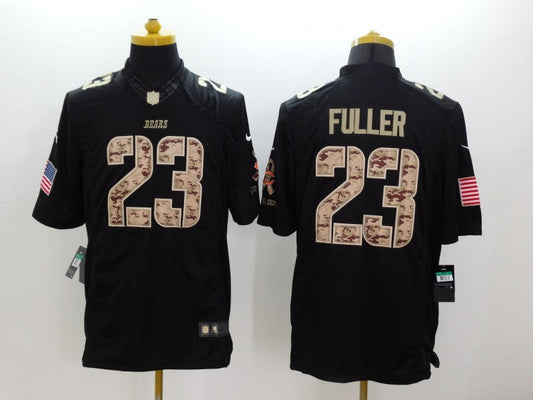 Men's Chicago Bears Kyle Fuller #23 Black Game Player Jerseys