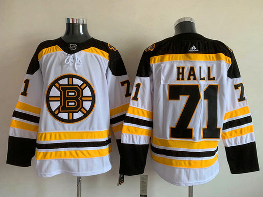 Men's Boston Bruins Taylor Hall #71 White Replica Player Jerseys