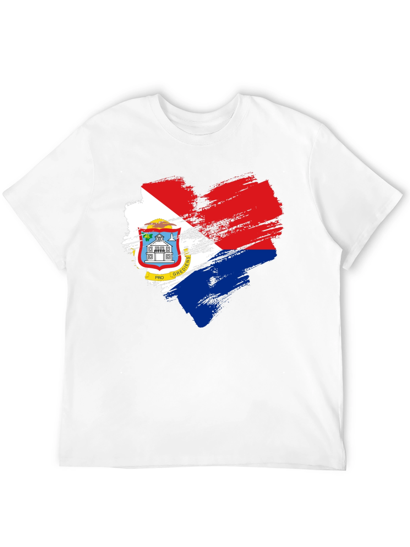Sint Maarten Flag Heart T-Shirt