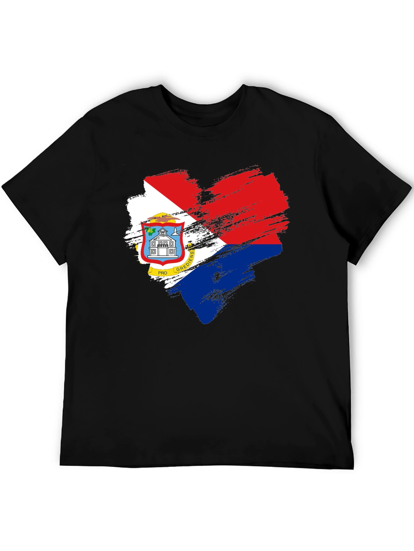 Sint Maarten Flag Heart T-Shirt