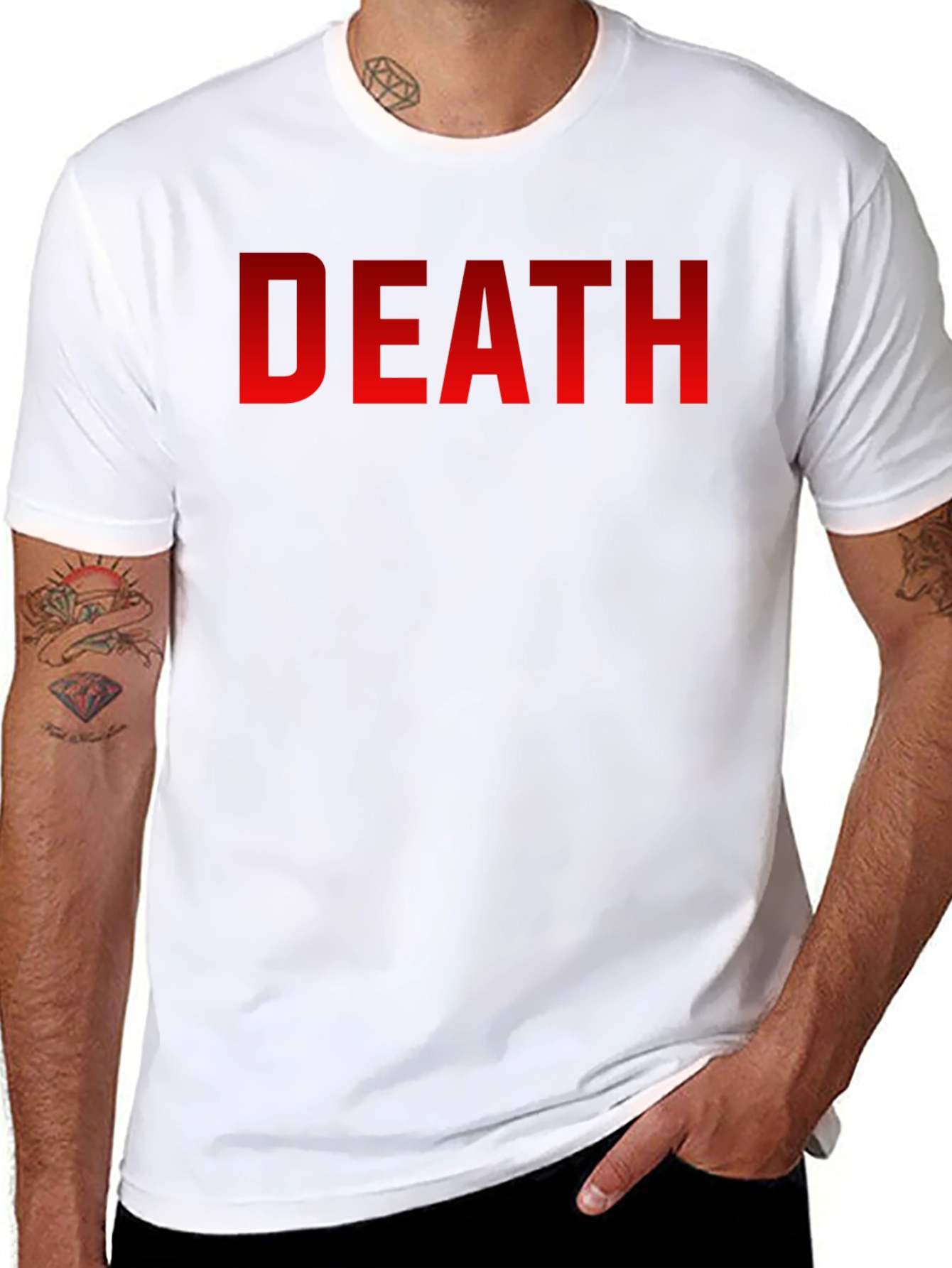 DEATH Graphic Tee - Bold Statement T-Shirt