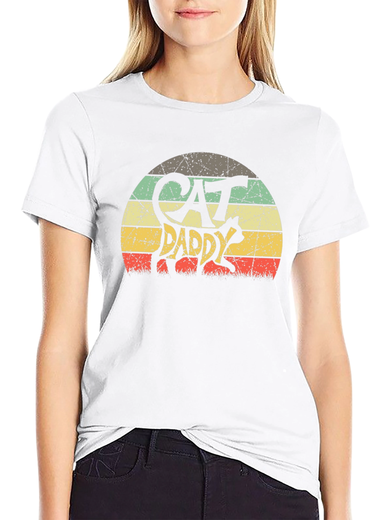 Retro Cat Daddy Graphic Tee