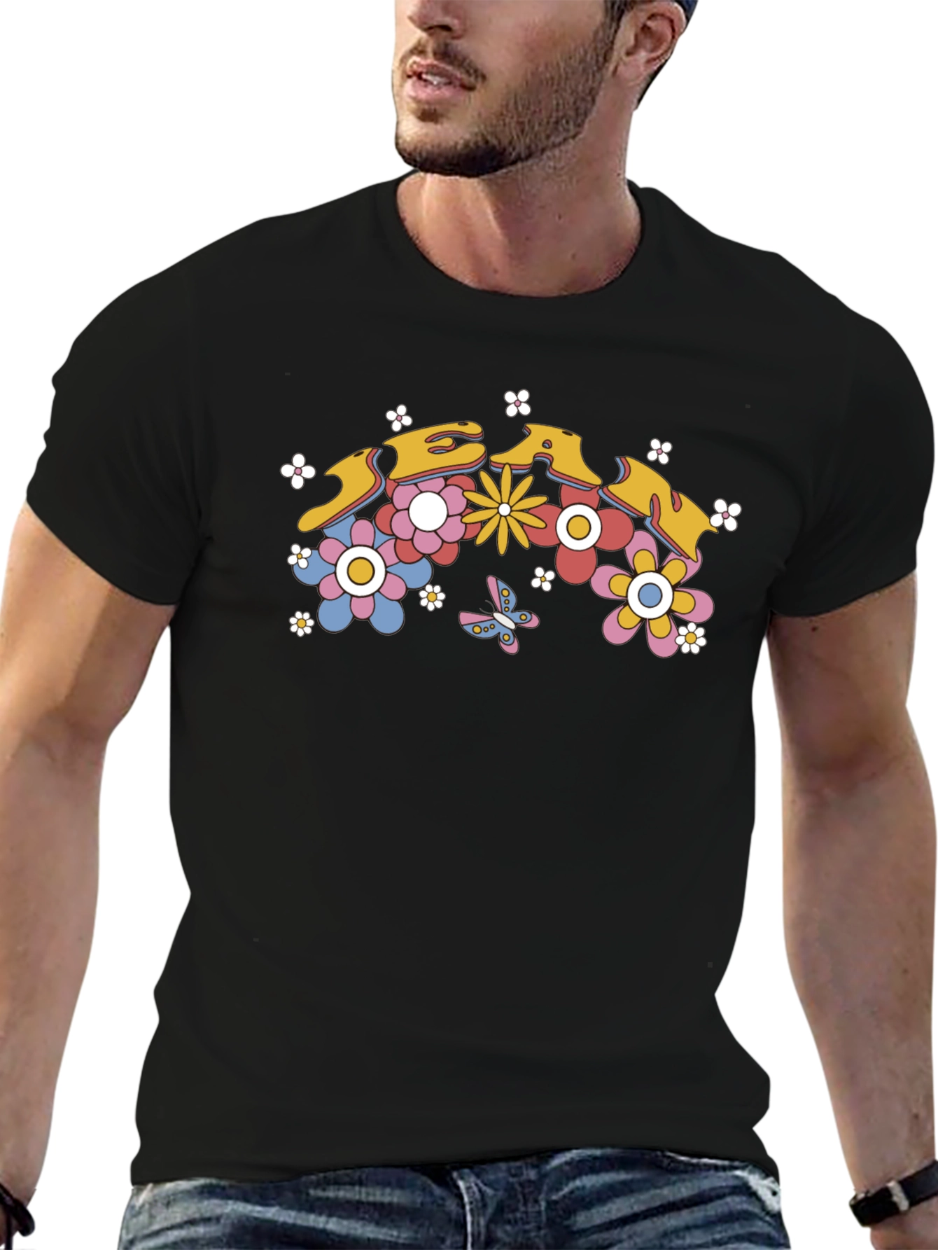 Retro Floral T-Shirt - Groovy Design