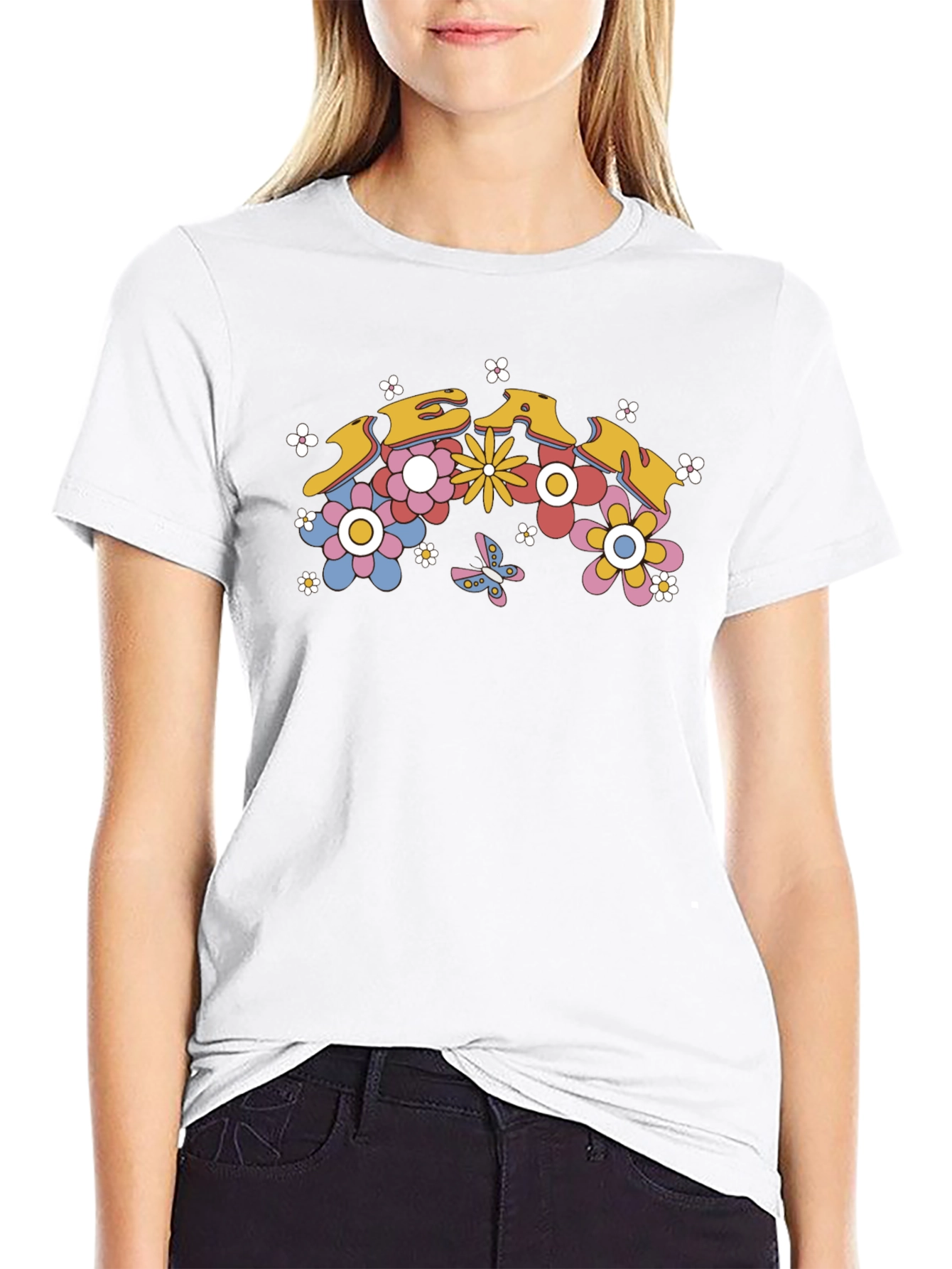 Retro Floral T-Shirt - Groovy Design