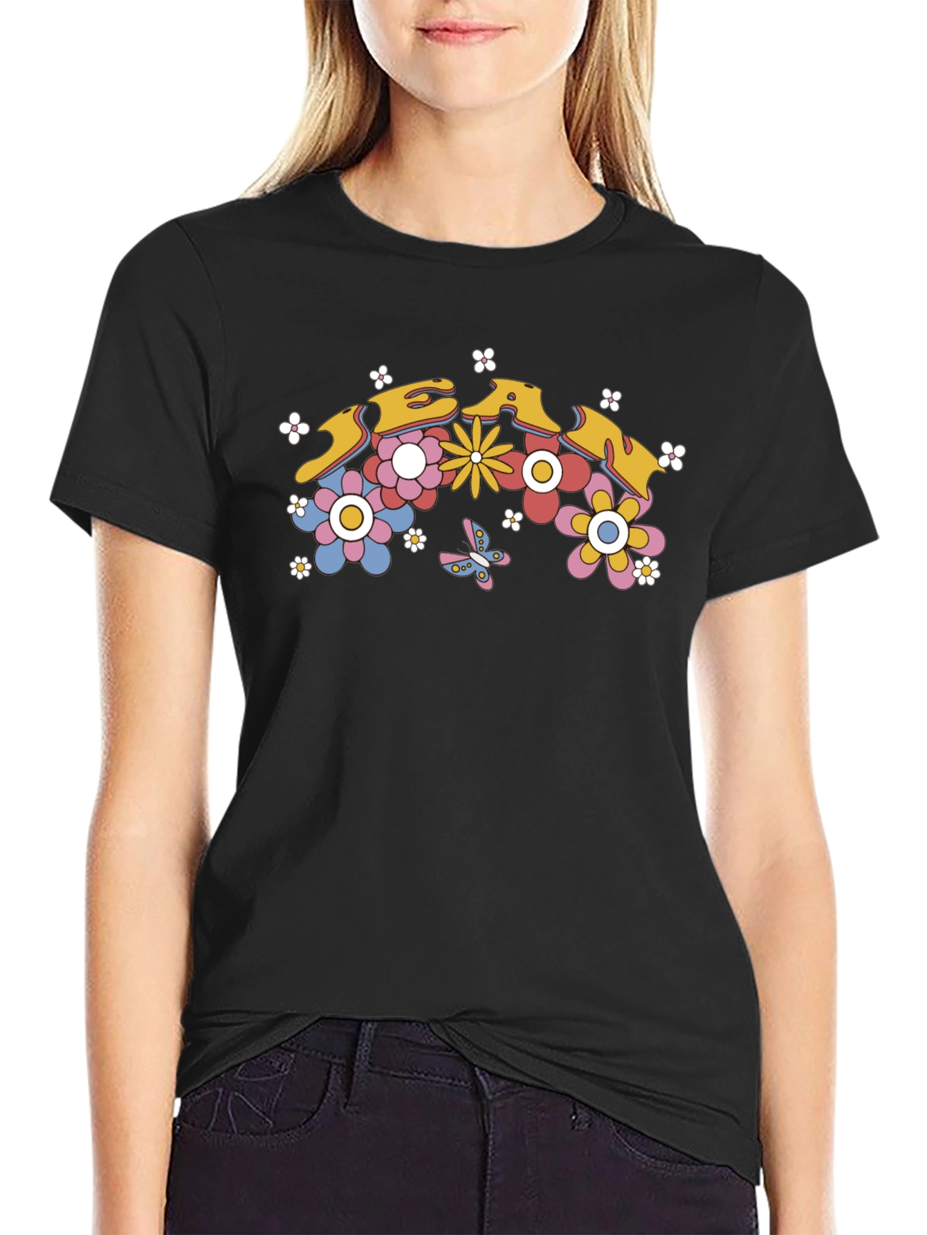 Retro Floral T-Shirt - Groovy Design