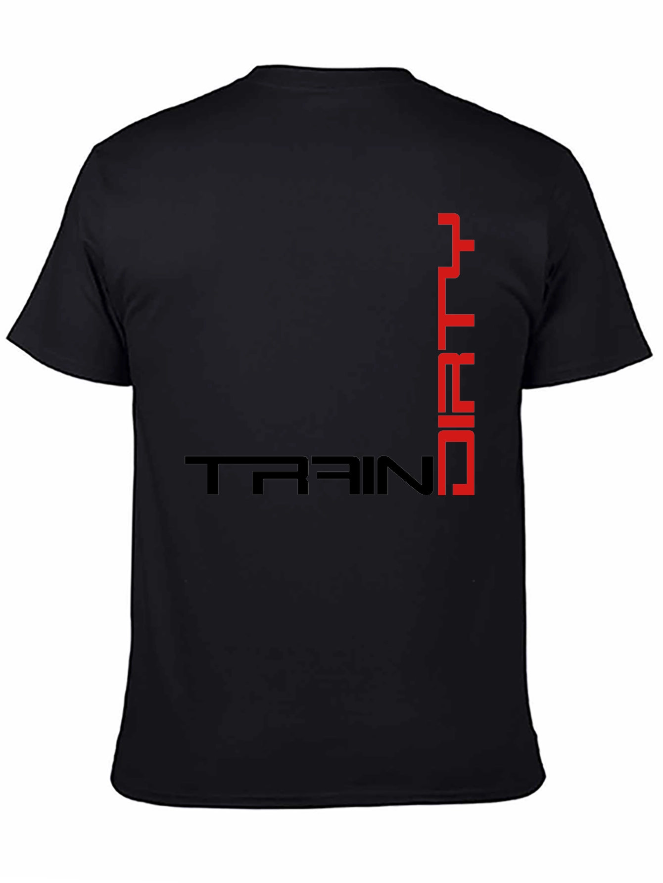 Train Dirty Black Graphic T-Shirt