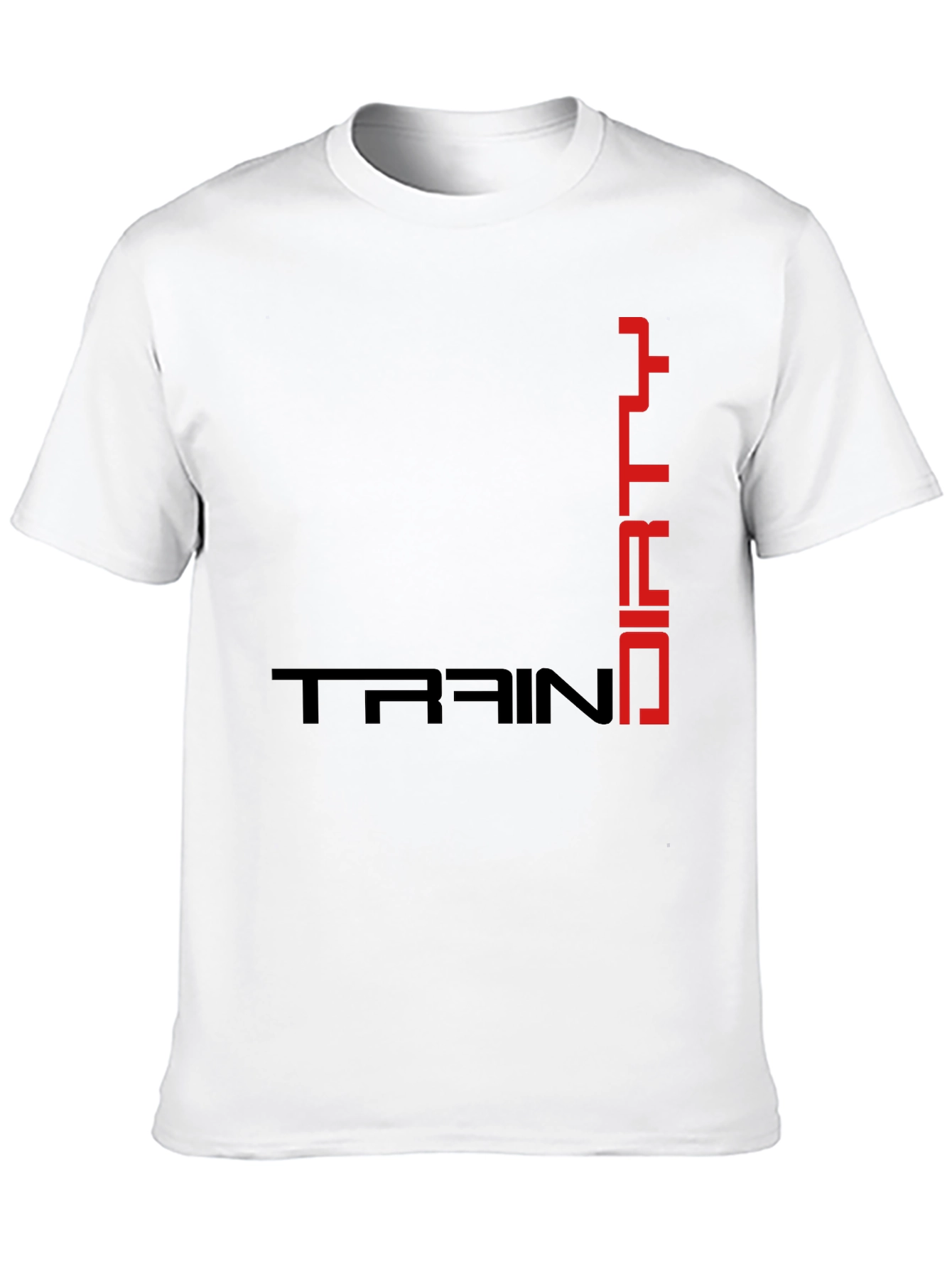 Train Dirty Black Graphic T-Shirt