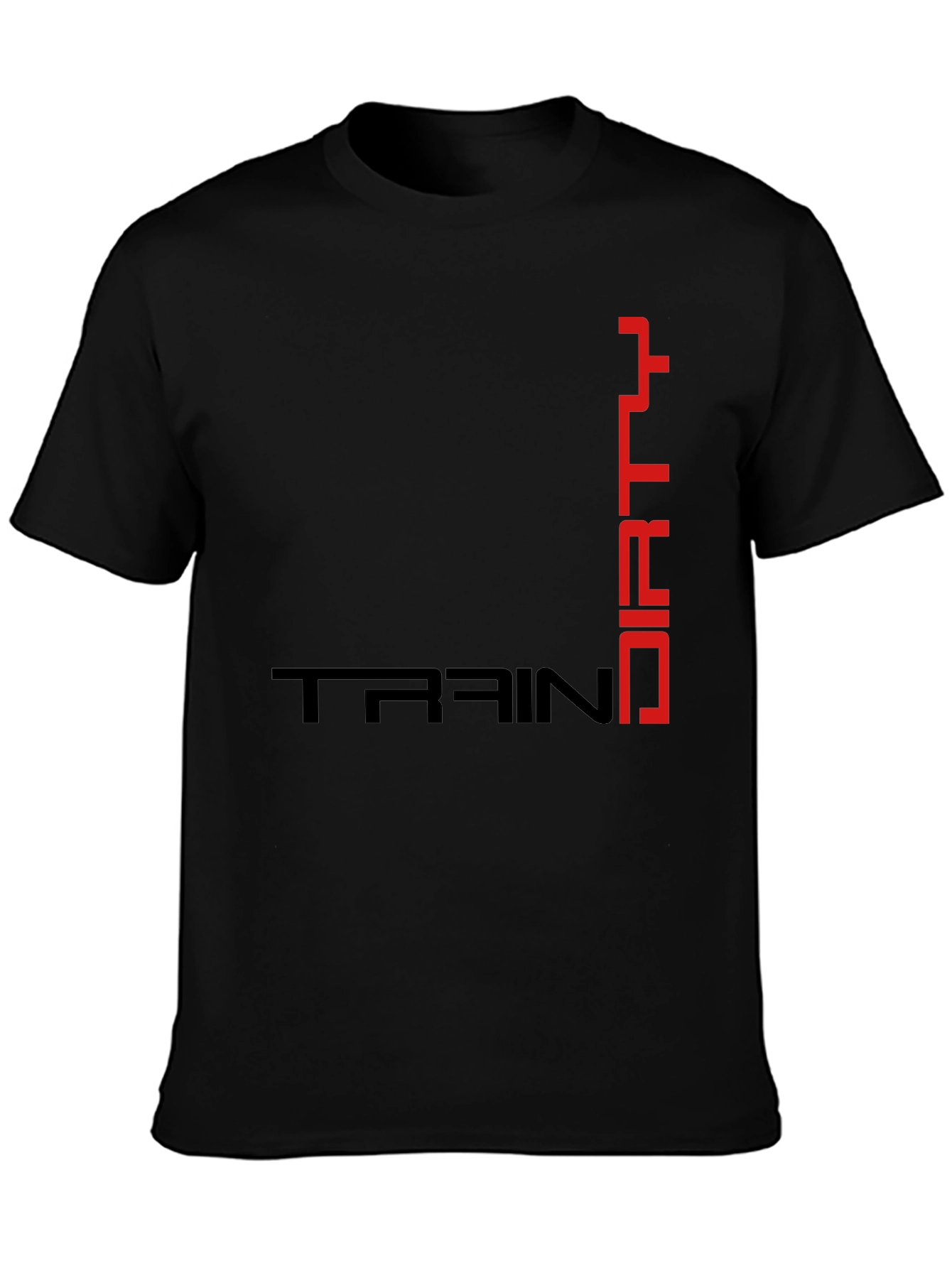 Train Dirty Black Graphic T-Shirt