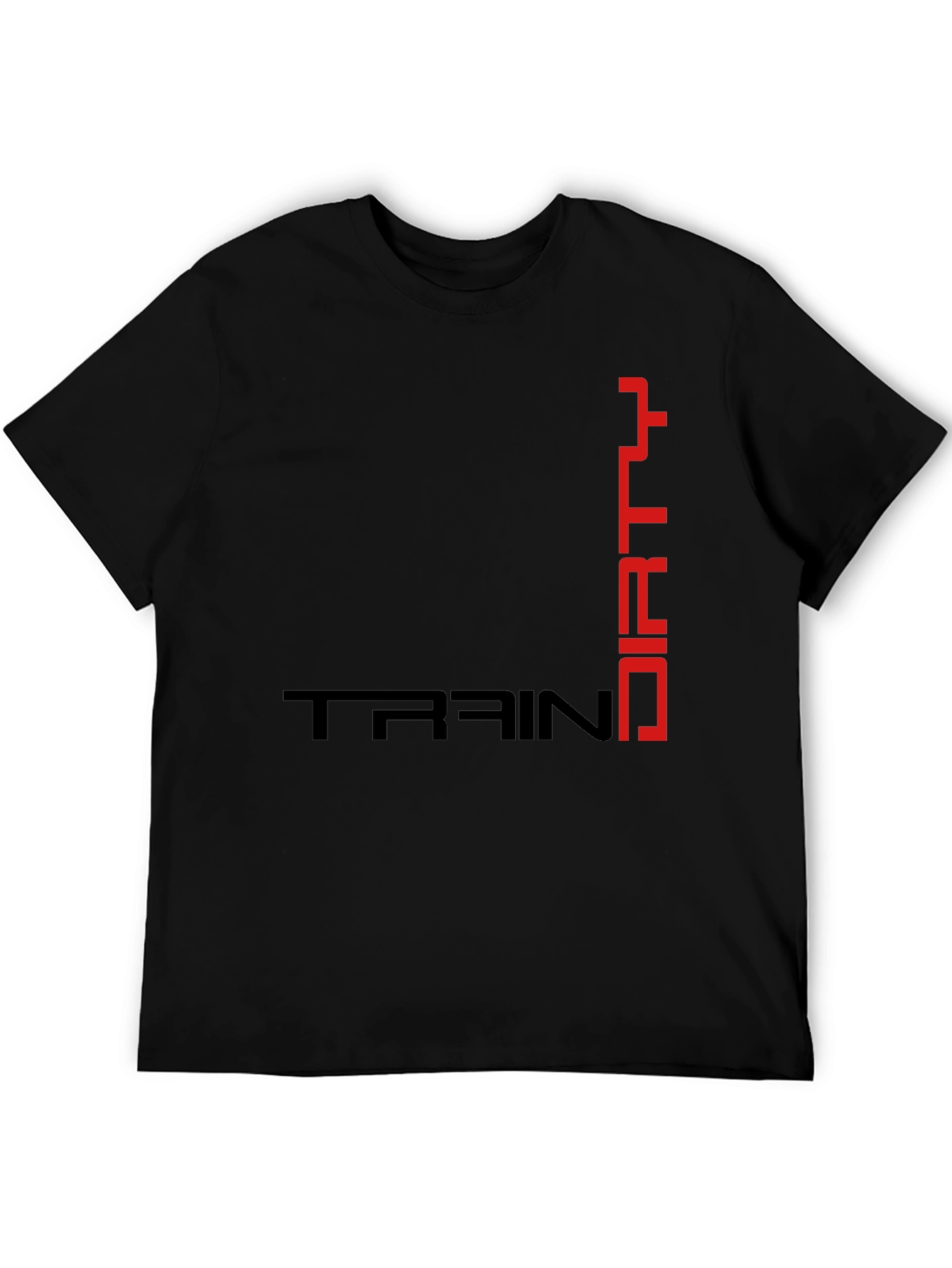 Train Dirty Black Graphic T-Shirt