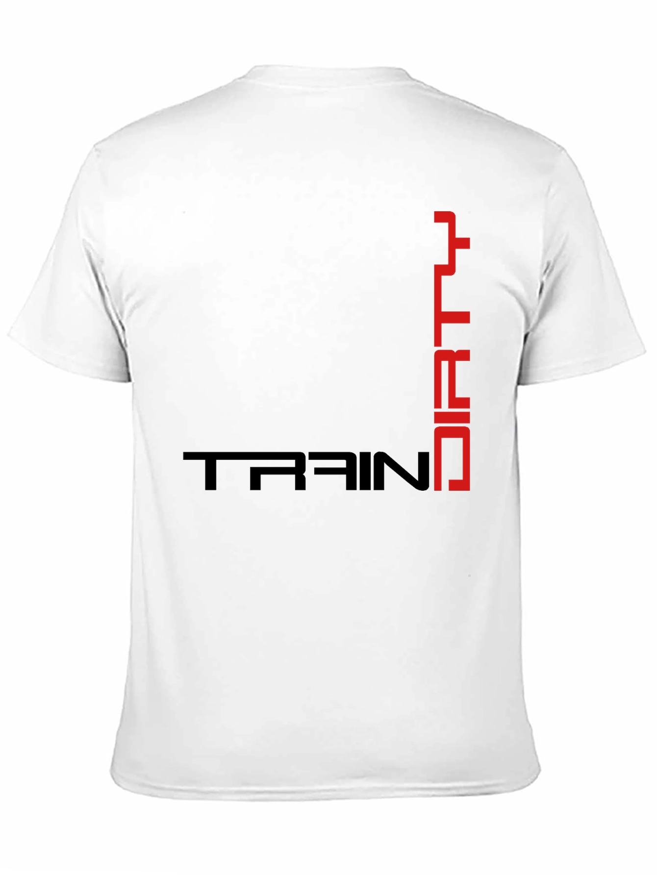 Train Dirty Black Graphic T-Shirt