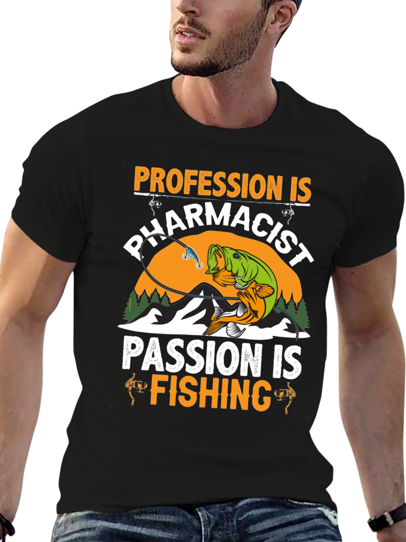 Pharmacist Fishing Passion T-Shirt