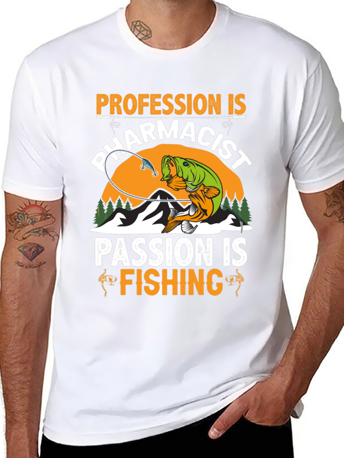 Pharmacist Fishing Passion T-Shirt