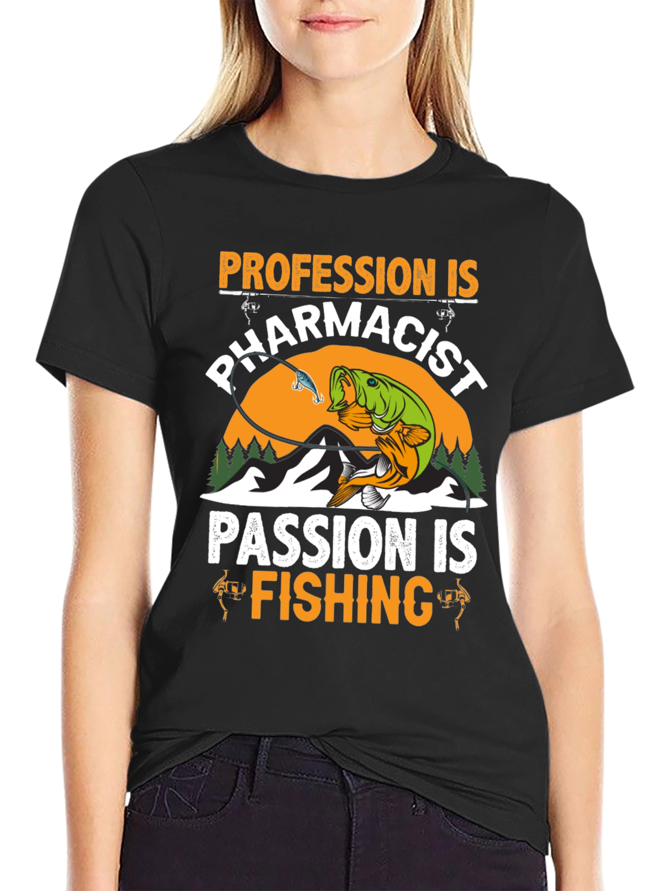 Pharmacist Fishing Passion T-Shirt