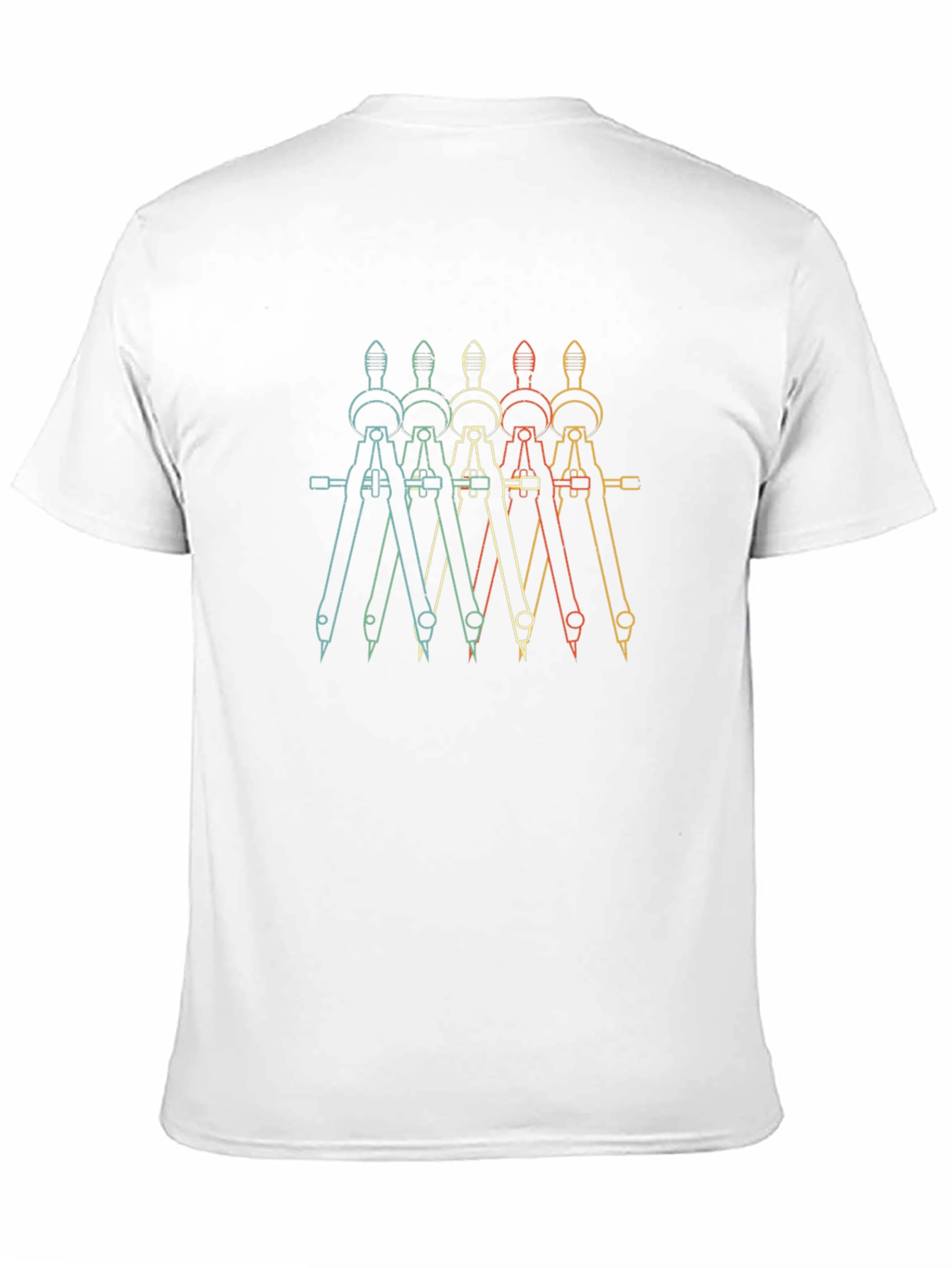 Retro Architect Compass T-Shirt