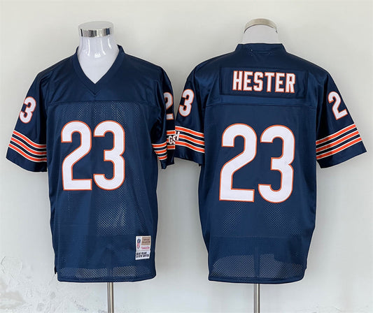 Men's Chicago Bears Devin Hester Mitchell & Ness Navy Legacy Replica Jerseys