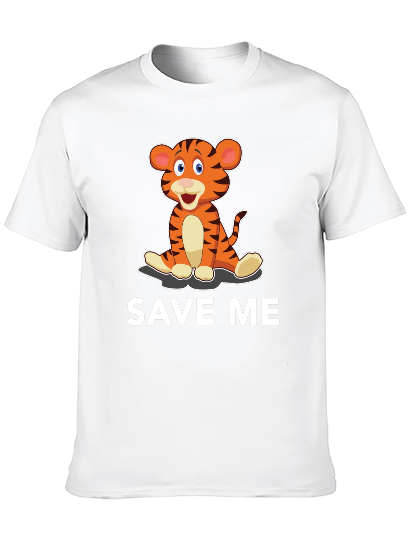 Save Me Tiger Graphic Tee - Conservation Awareness